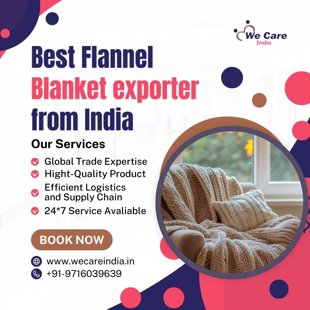 Best Flannel Blanket exporter from India